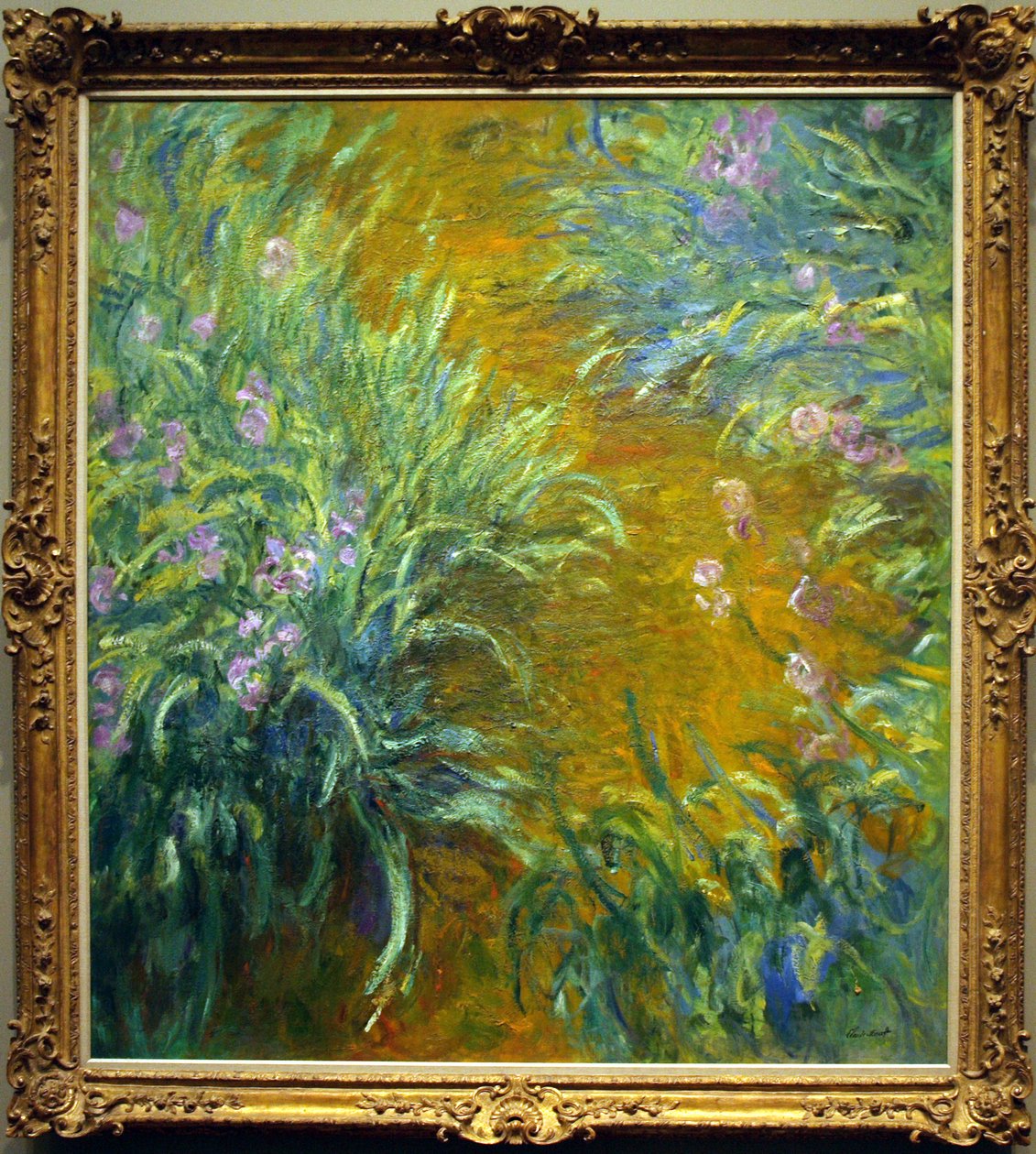 The Path through the Irises av Claude Monet
