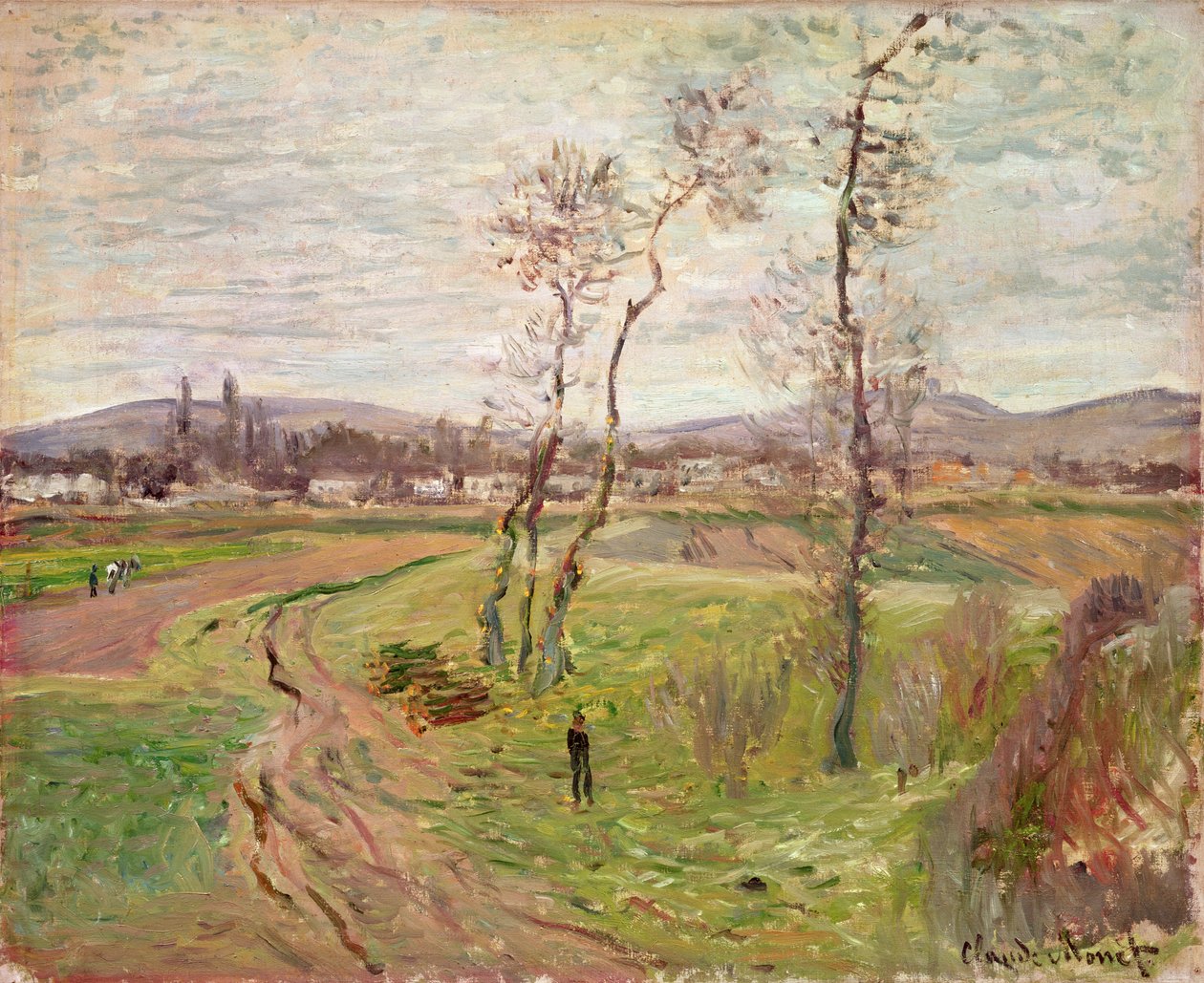 Slätten i Gennevilliers, 1877 av Claude Monet
