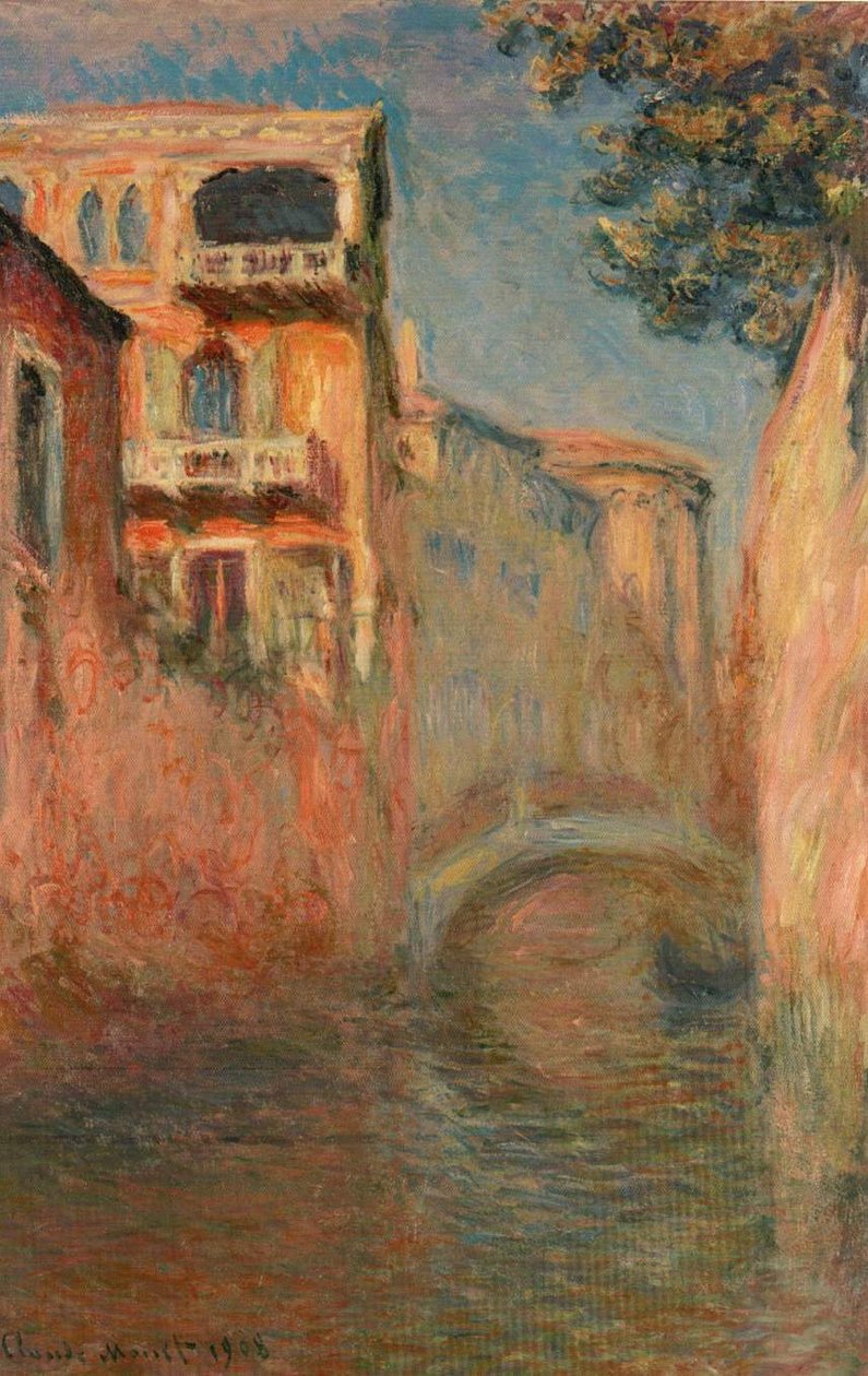 The Rio della Salute av Claude Monet