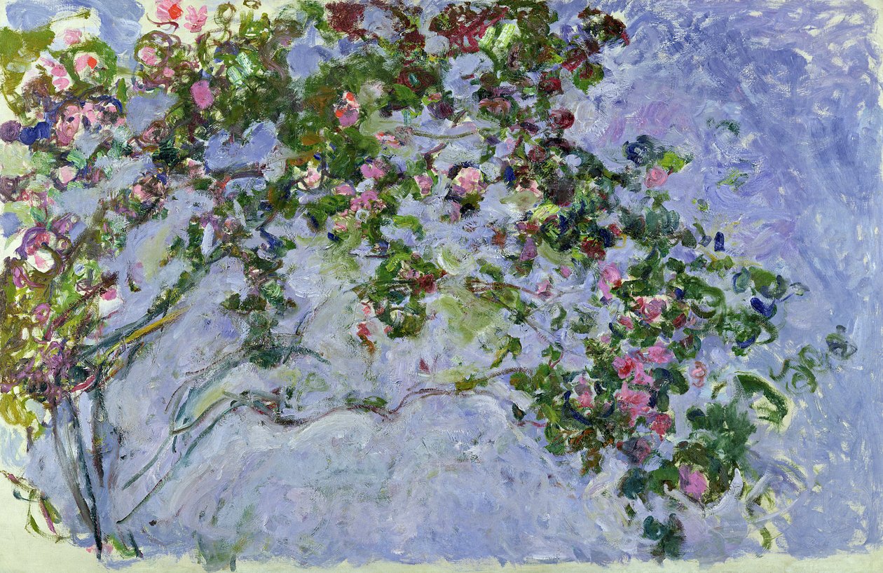 Rosorna, 1925-26 av Claude Monet
