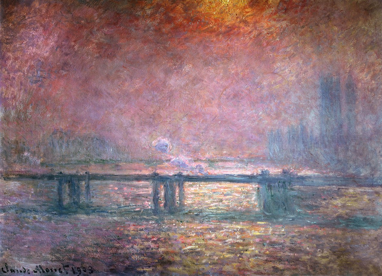 Themsen vid Charing Cross, 1903 av Claude Monet