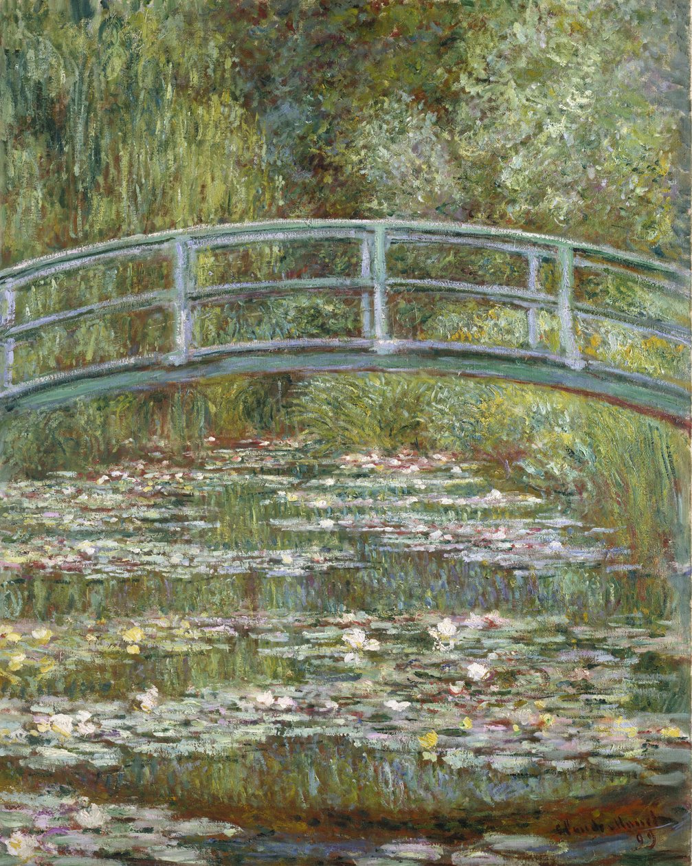The Water-Lily Pond (also known as Japanese Bridge) av Claude Monet