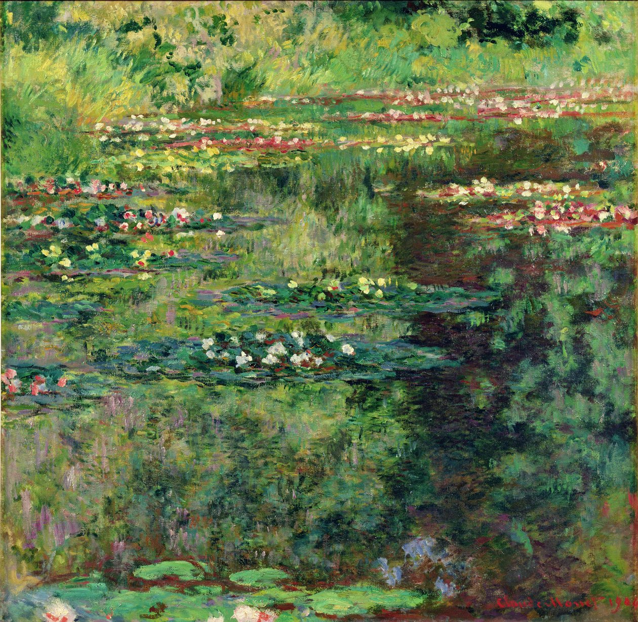 Vattenliljedammen, 1904 av Claude Monet