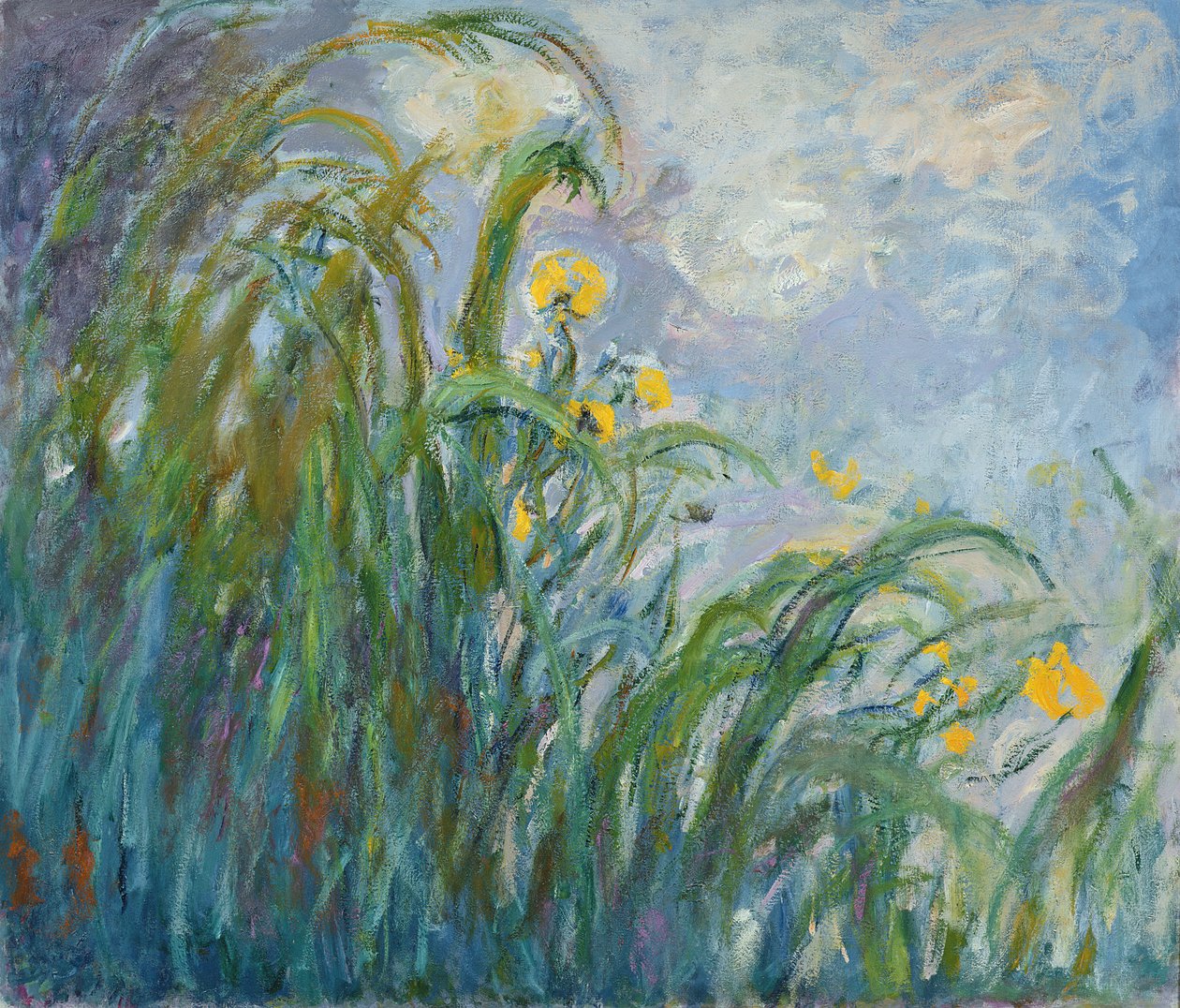 Den gula irisen (se detalj 414406) av Claude Monet