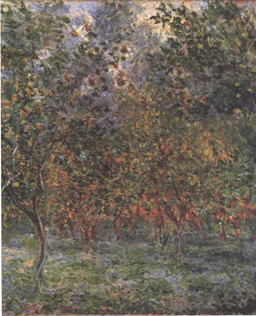 Unter Zitronenbäumen av Claude Monet