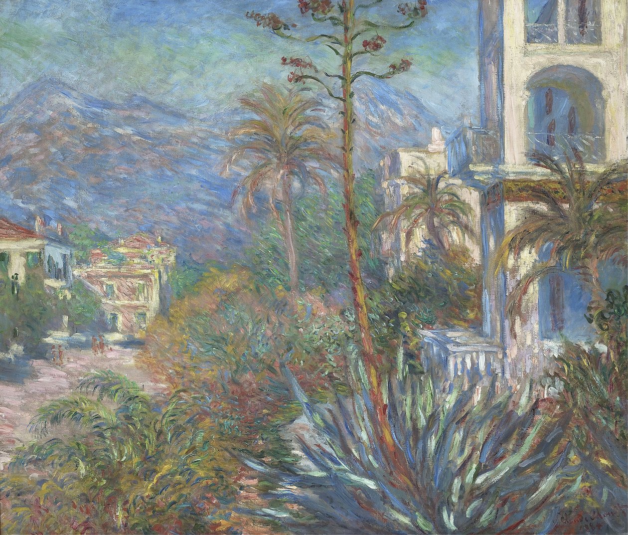 Villor i Bordighera, 1884 av Claude Monet