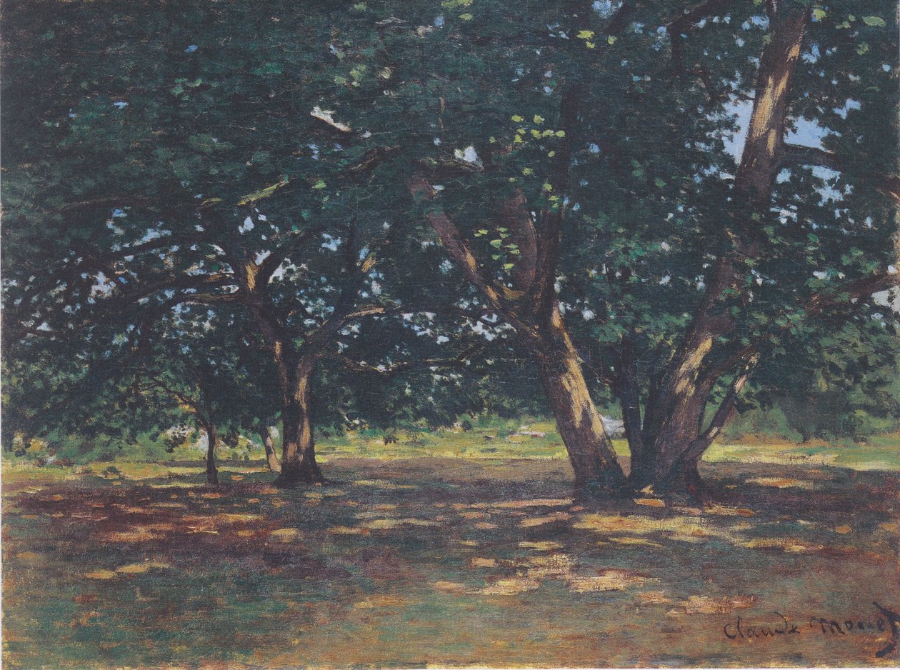 Fontainebleau Forest av Claude Monet