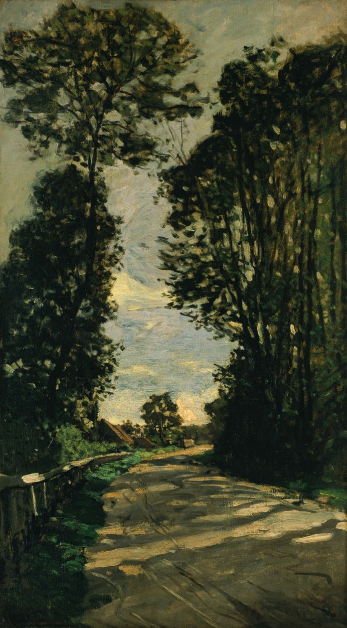 Walk (Road of the Farm Saint-Siméon) av Claude Monet