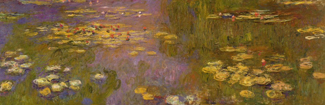 Nymfer (Nymphaeas), ca 1915-26 av Claude Monet