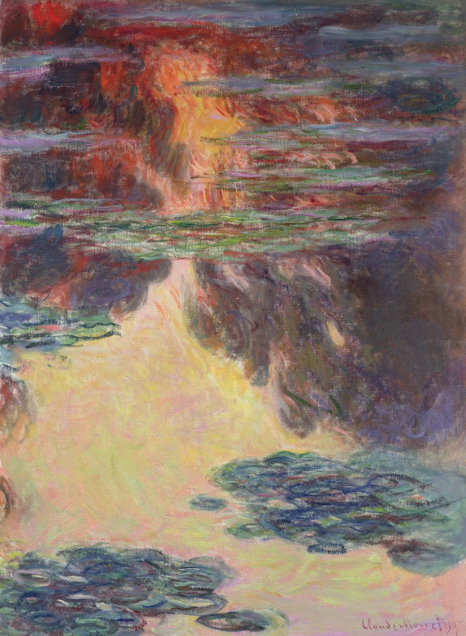 Vattenliljor, 1907 (se detalj 382334) av Claude Monet