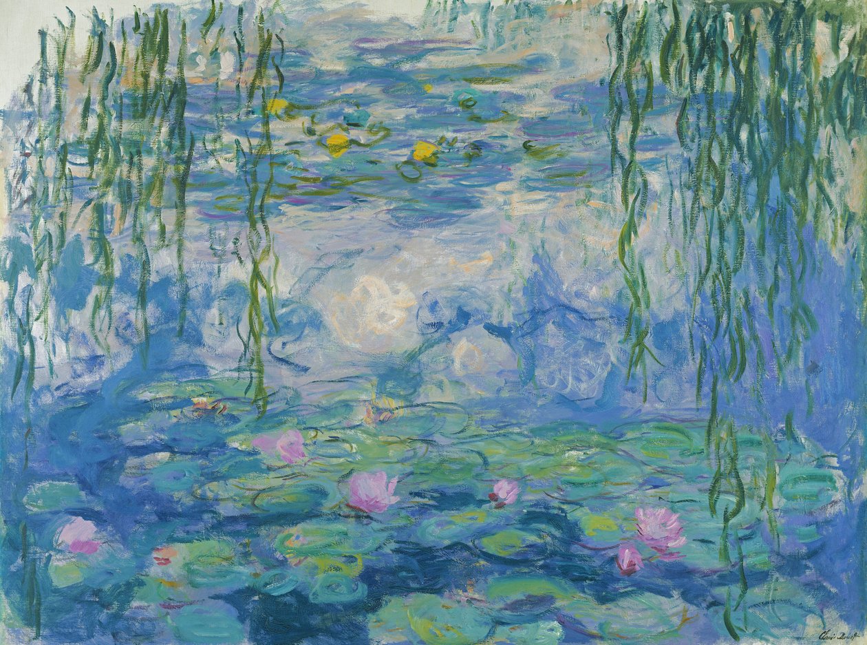 Näckrosor, 1916-19 (se även detalj 382331) av Claude Monet