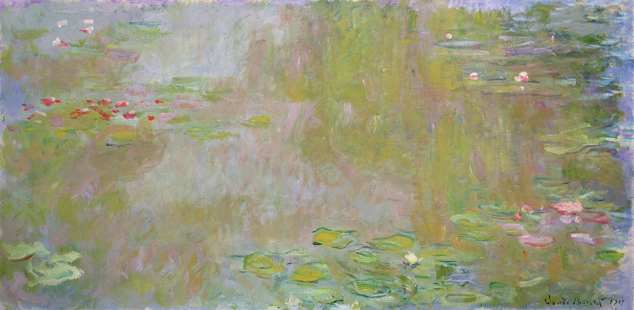 Näckrosor i Giverny, 1917 av Claude Monet