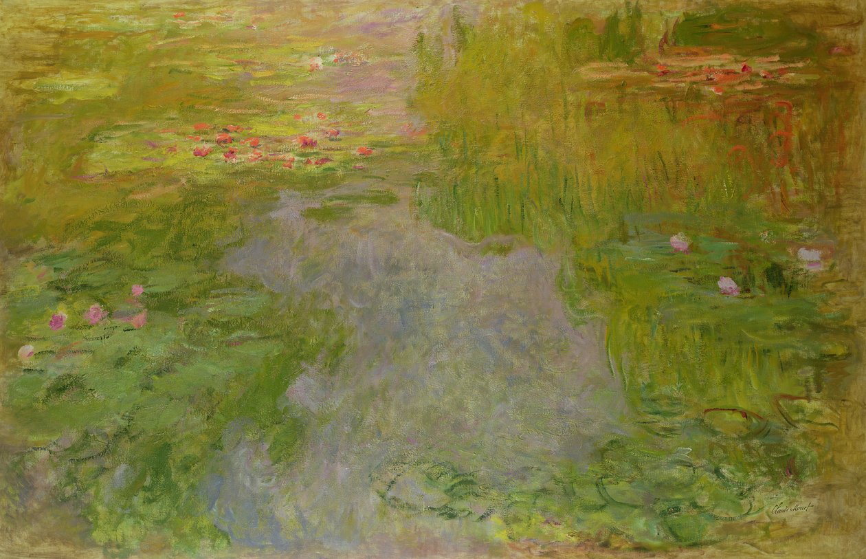 Näckrosor, ca 1919 av Claude Monet