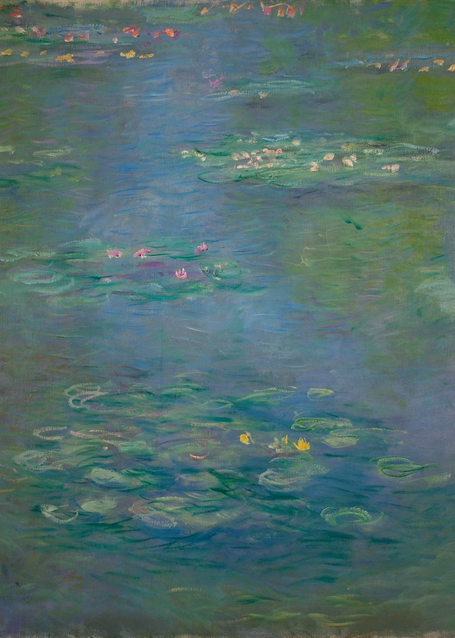 Näckrosor, detalj, 1903 (se även 160198) av Claude Monet