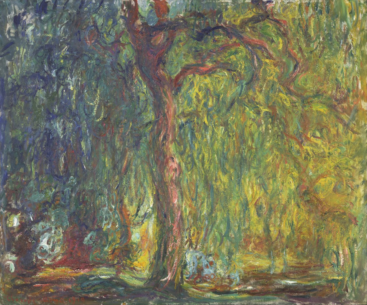 Weeping Willow av Claude Monet
