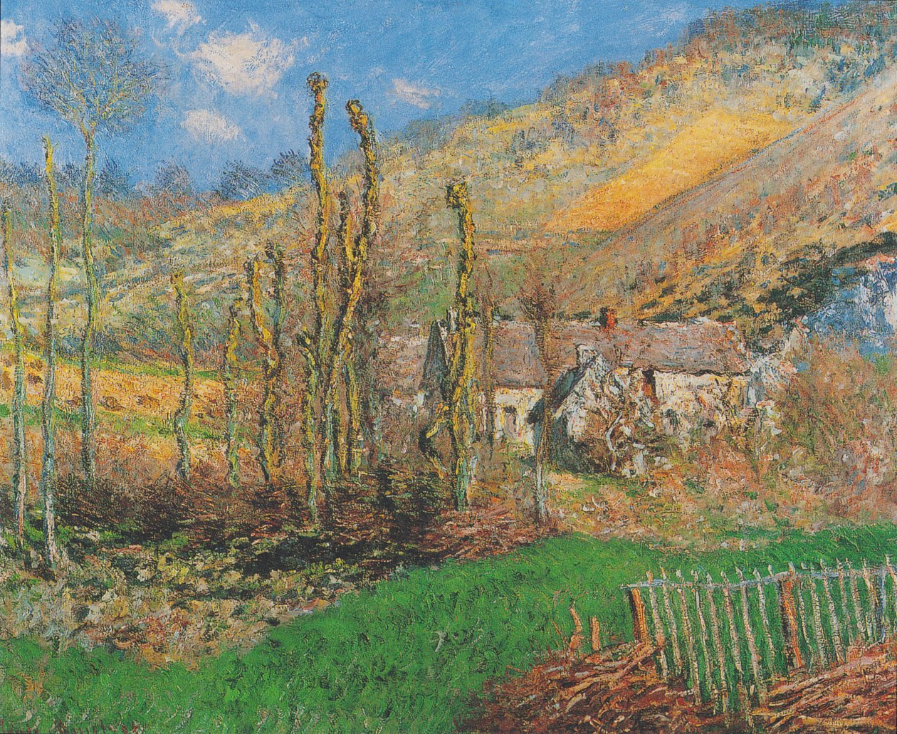 Winter Landscape at the Val de Falaise (Giverny) av Claude Monet