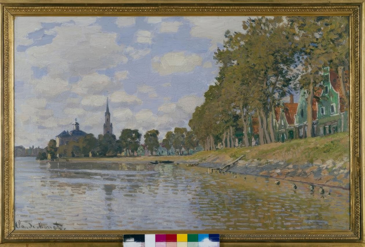 Zaandam (Nederländerna) av Claude Monet