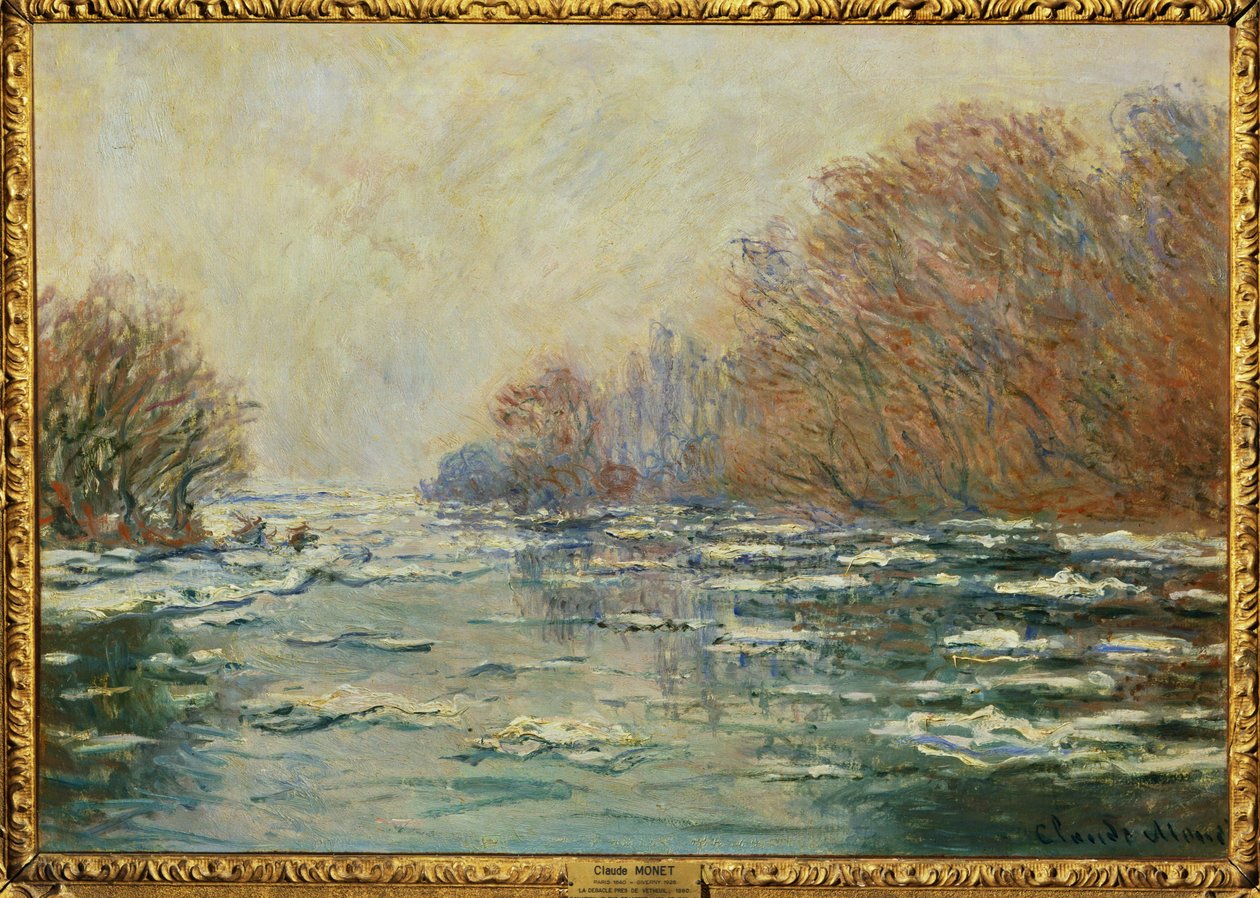 Debaclet nära Vetheuil... av Claude (follower of) Monet