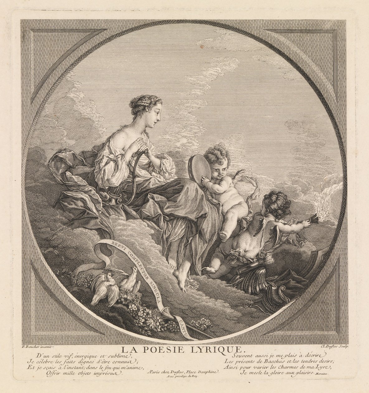 Lyrisk poesi av Claude Agustin Duflos