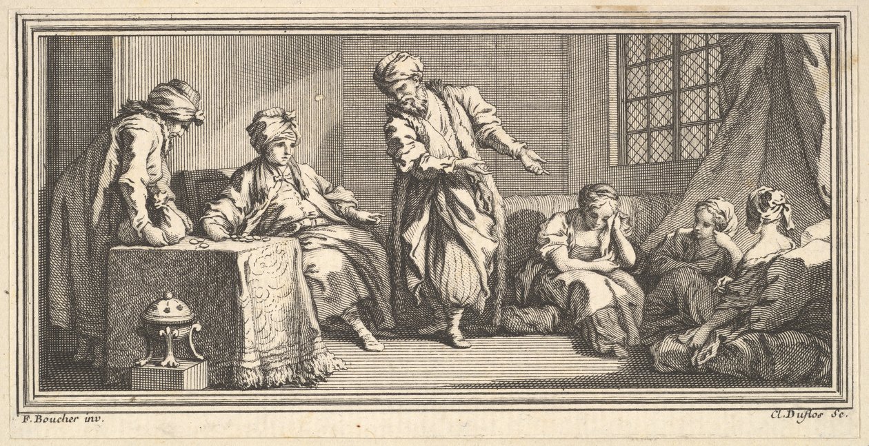 Slavhandlaren, 1746-47. av Claude Augustin Duflos