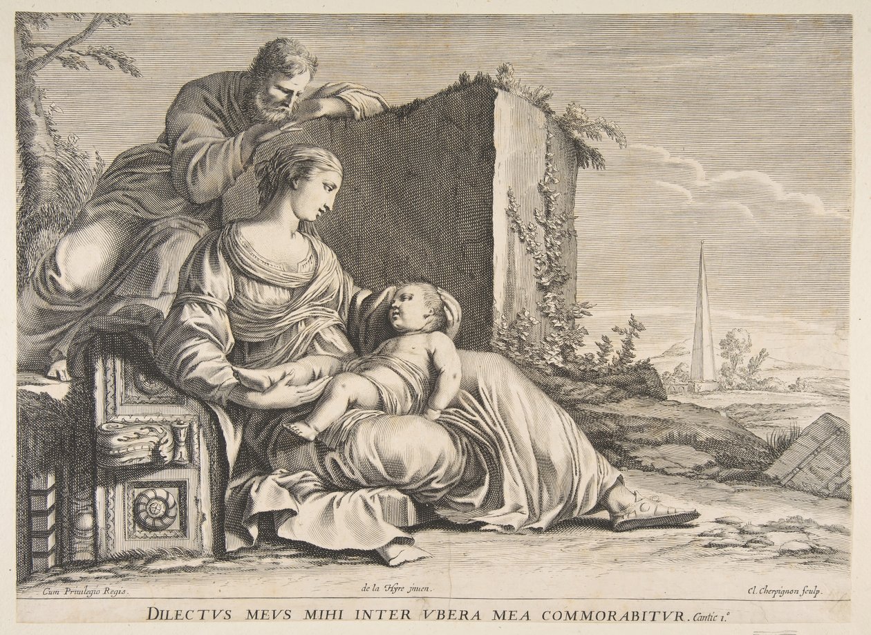Helig familj.n.d. av Claude Cherpignon