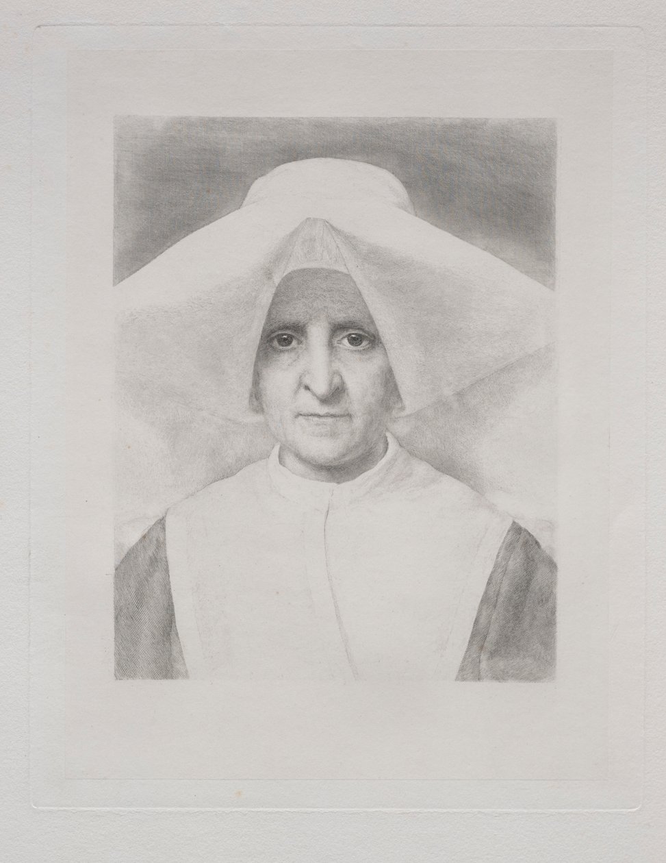 Syster Rosalie, framifrån. av Claude Ferdinand Gaillard