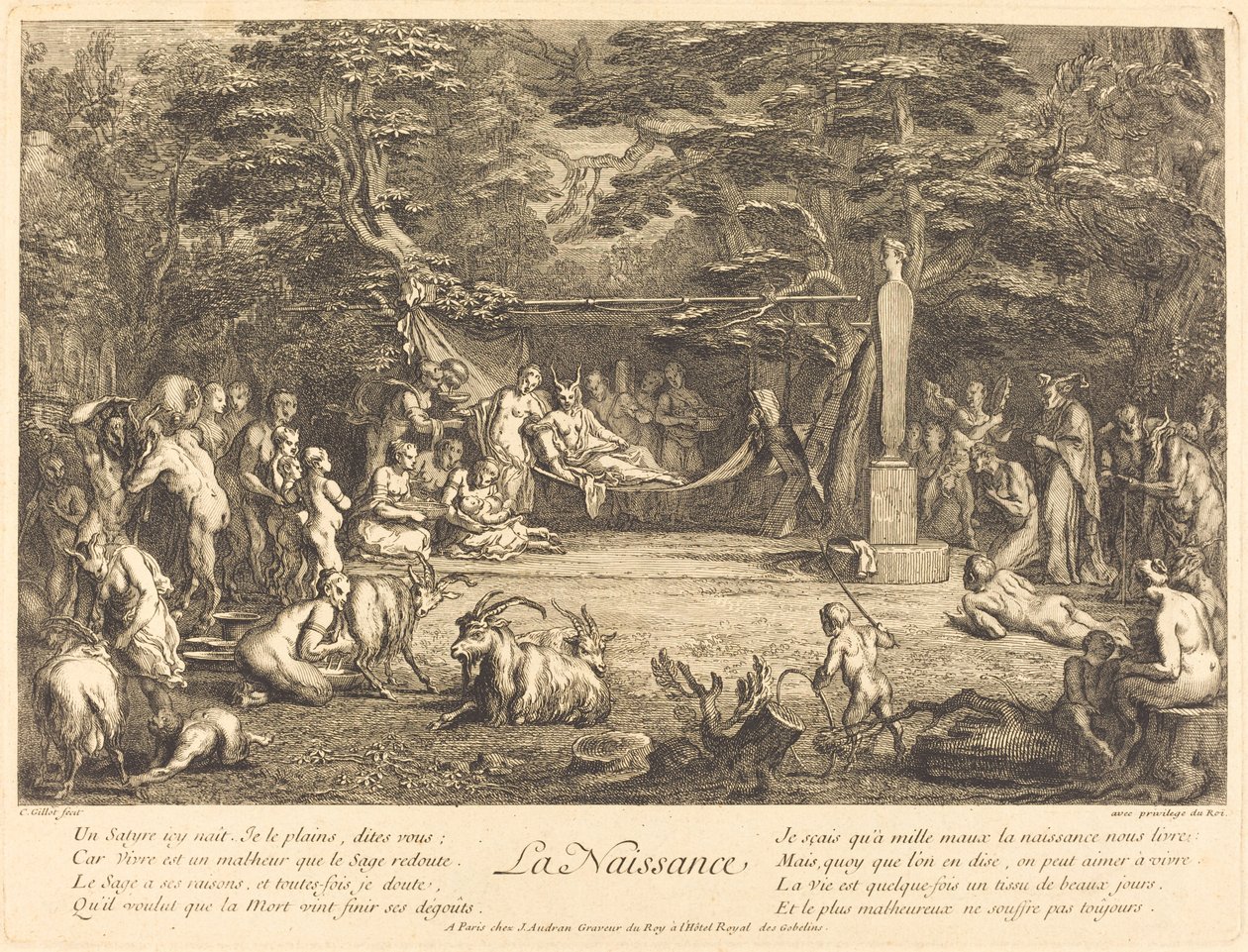 Födseln av Claude Gillot