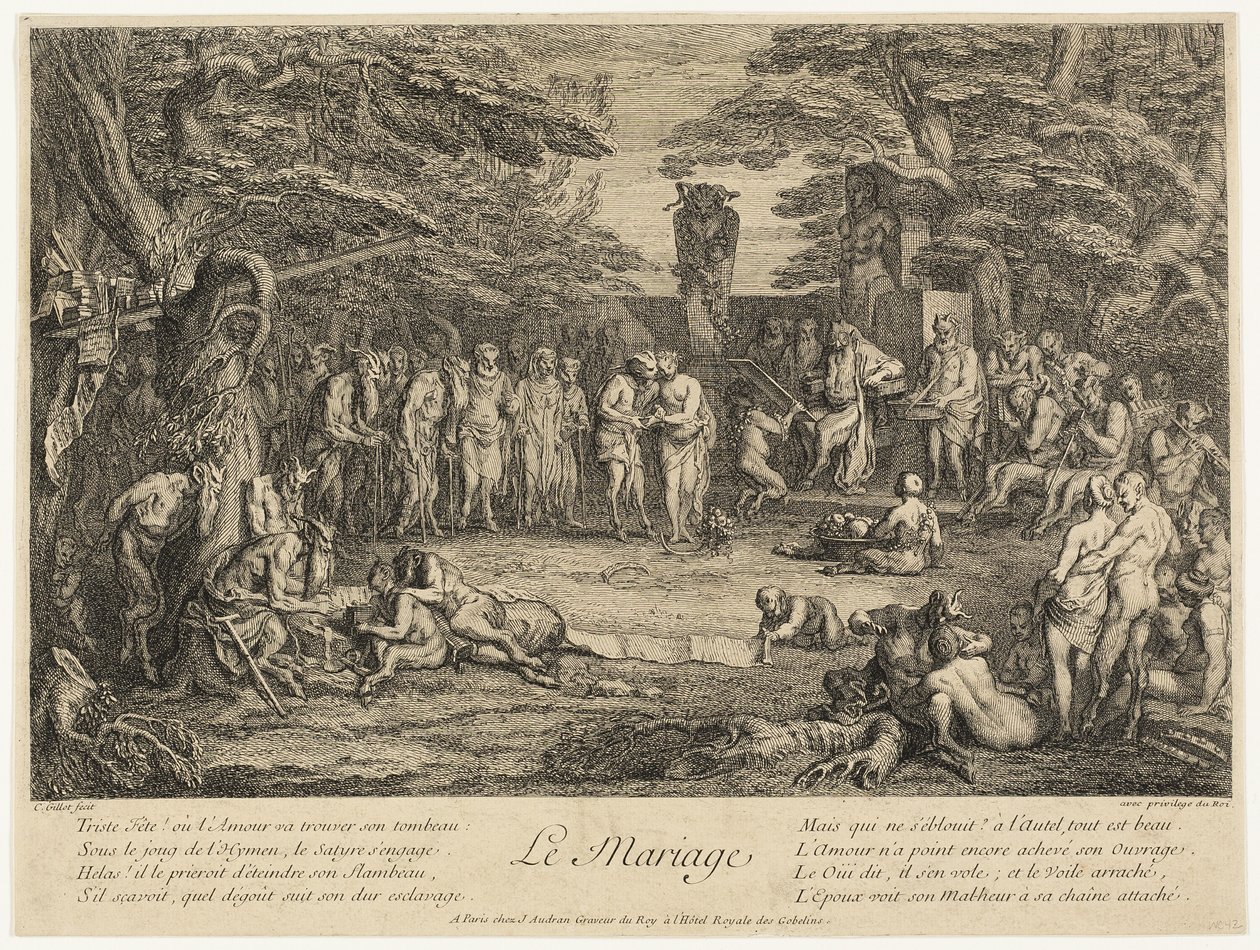 Äktenskap av Claude Gillot