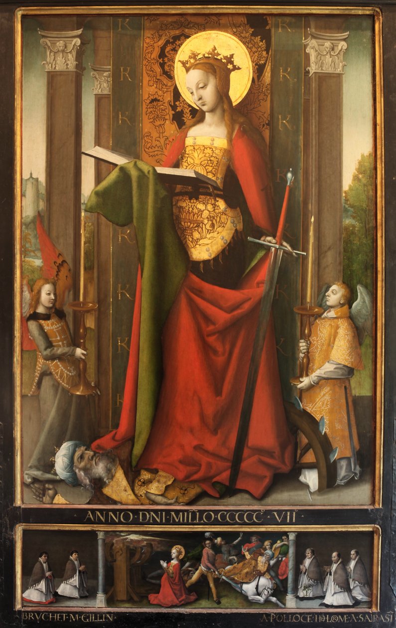 Saint Catherine av Claude Guinet