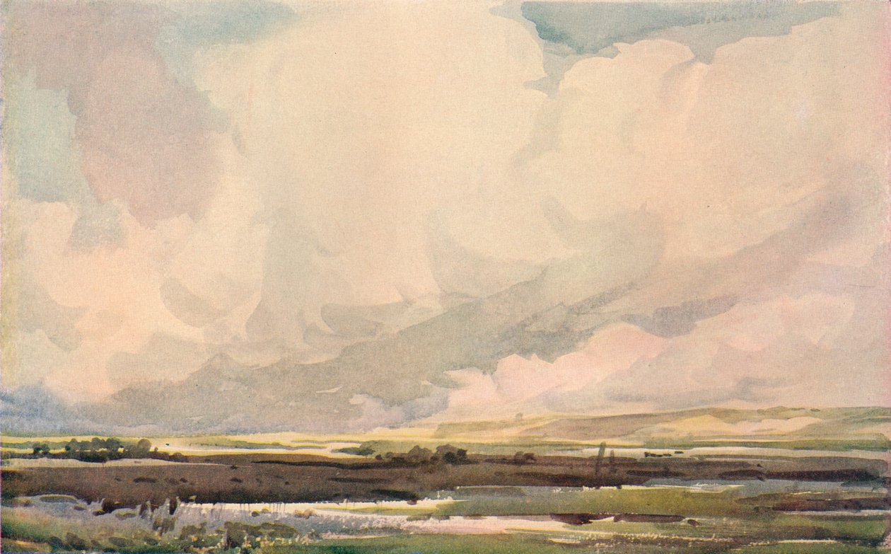 Nära Dunwich, Suffolk, c1910 av Claude Hayes