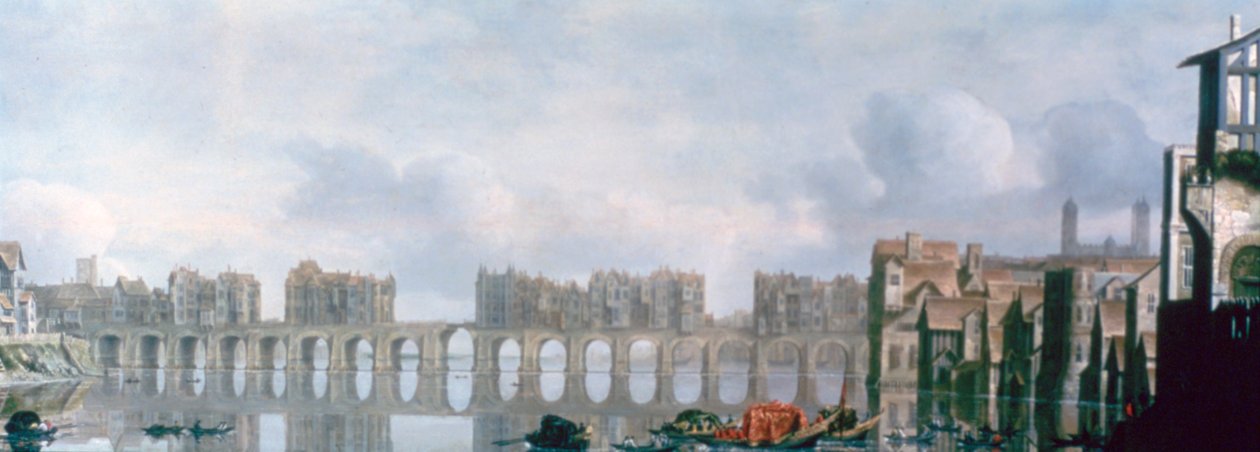 "London Bridge", 1630 av Claude Jongh