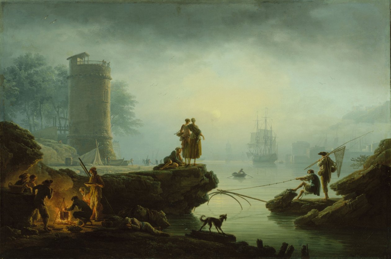 Morgon av Claude Joseph Vernet