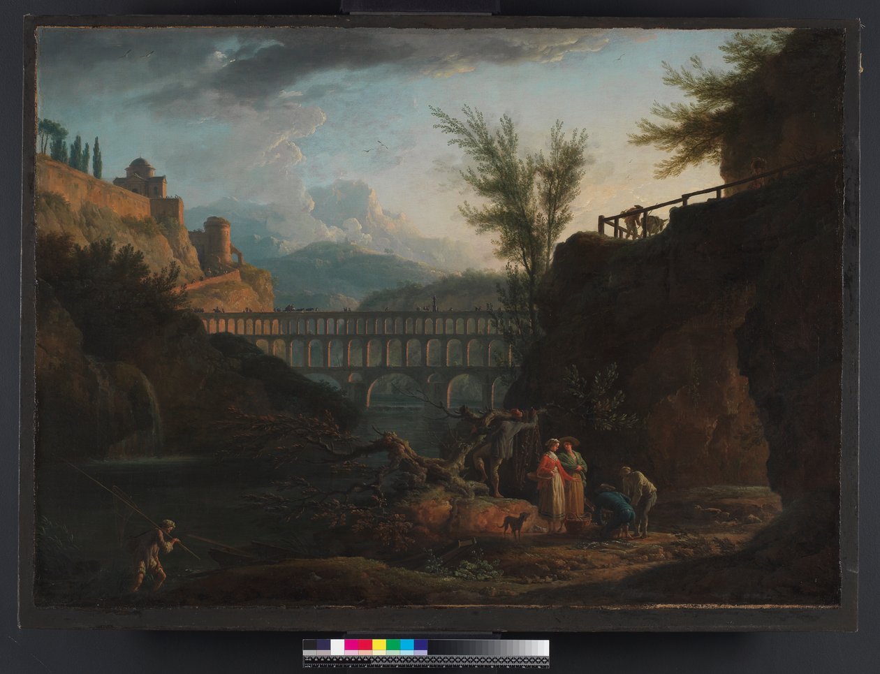 Middag, 1760 av Claude Joseph Vernet