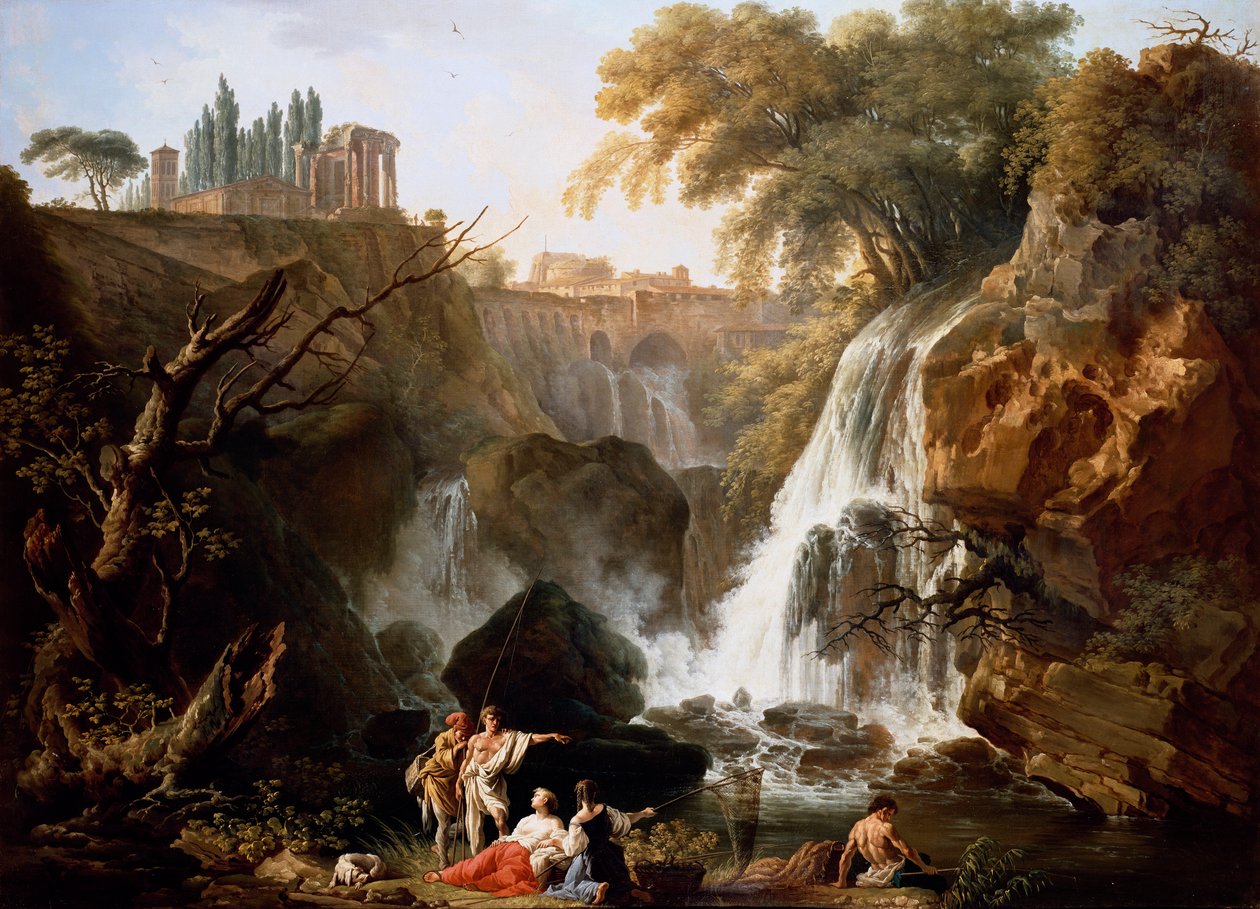 Kaskaden i Tivoli av Claude Joseph Vernet