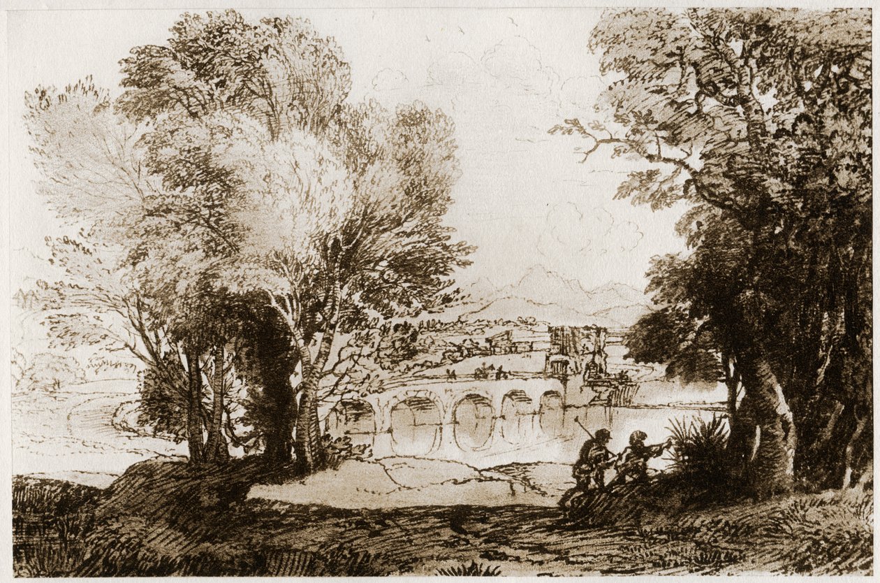 Ett italienskt landskap, 1913. av Claude Lorrain