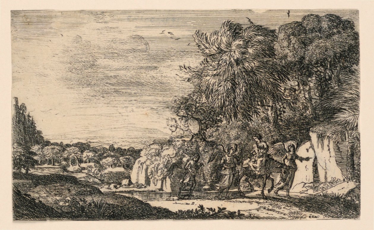 Flyg till Egypten av Claude Lorrain