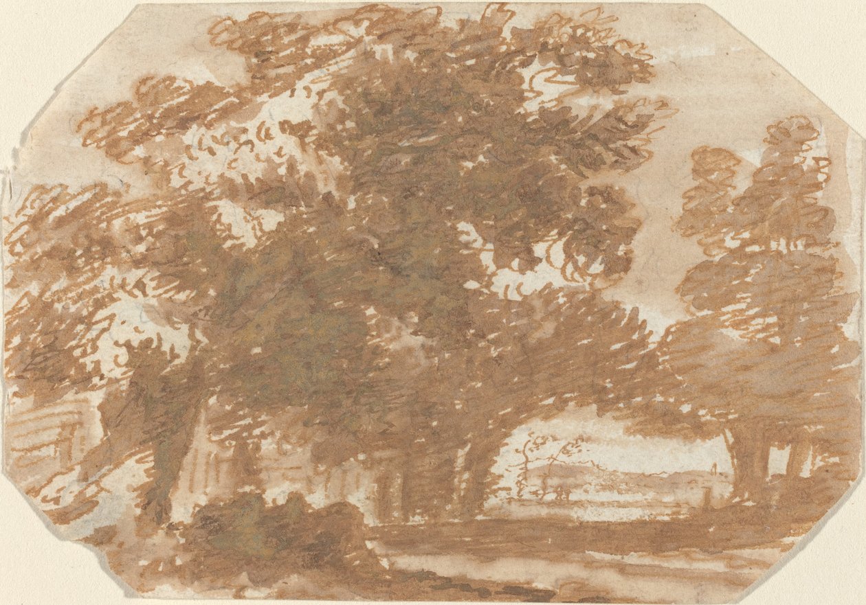 Grove av träd av Claude Lorrain