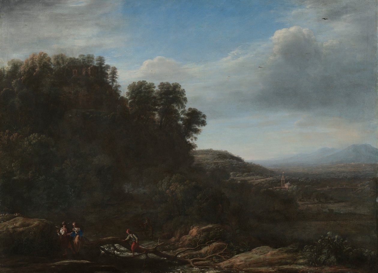 Italienskt landskap, ca. 1630. av Claude Lorrain