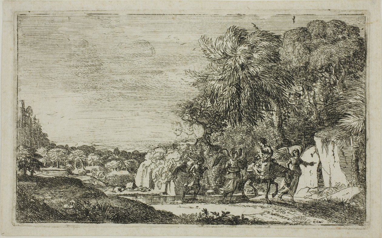 Flygningen till Egypten av Claude Lorrain