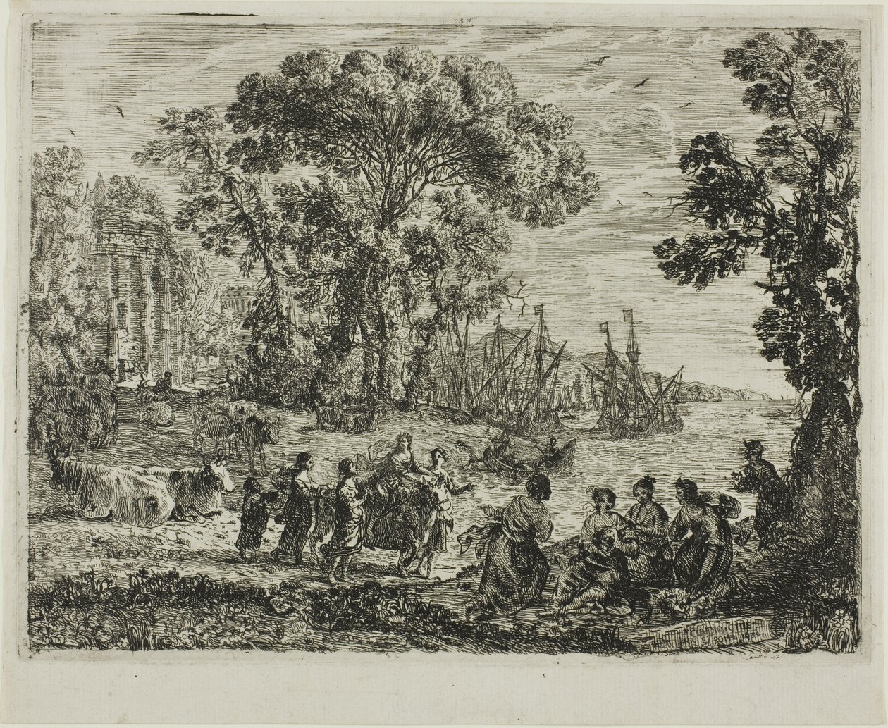 Europas våldtäkt av Claude Lorrain