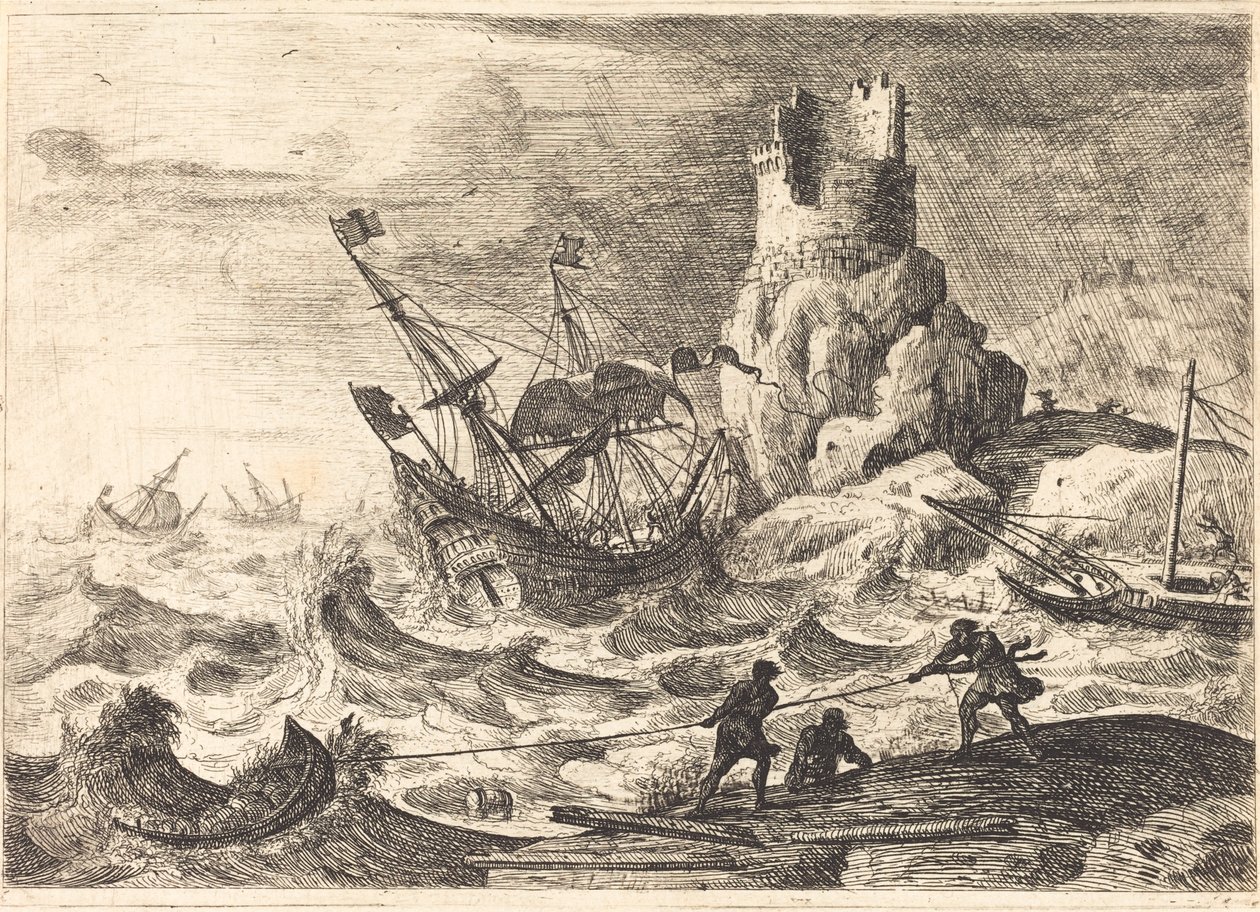Skeppsbrottet (Le naufrage) av Claude Lorrain
