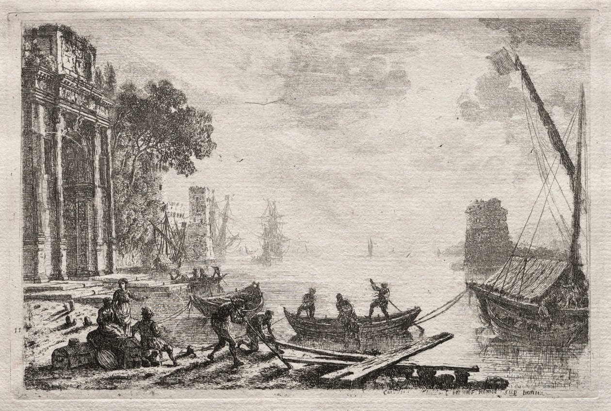 Solnedgången, 1634. av Claude Lorrain