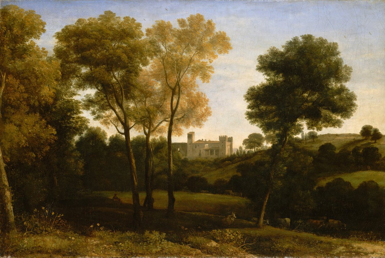 Utsikt över La Crescenza, 1648-50. av Claude Lorrain