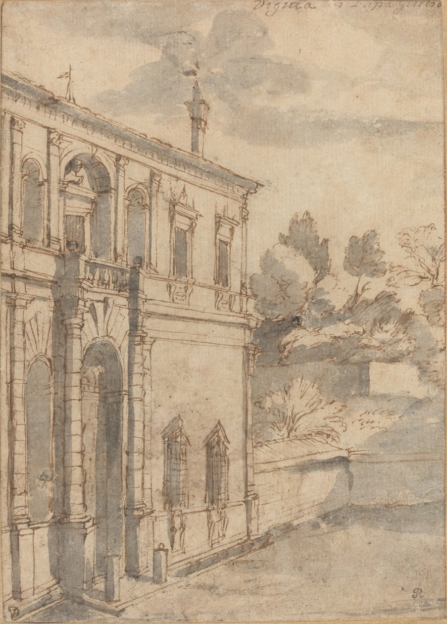 Påven Julius villa av Claude Lorrain