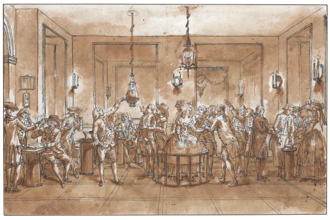 Ett magnetiskt experiment. av Claude Louis Desrais