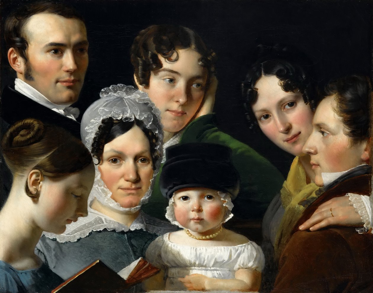 Familjen Dubufe av Claude Marie Paul Dubufe