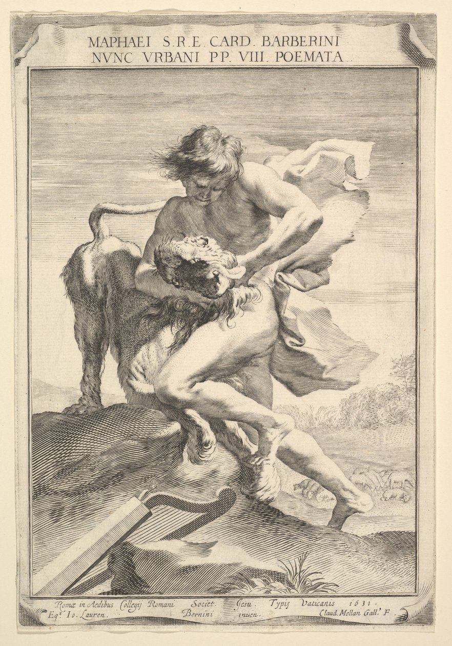 David stryp lejonet, 1631. av Claude Mellan
