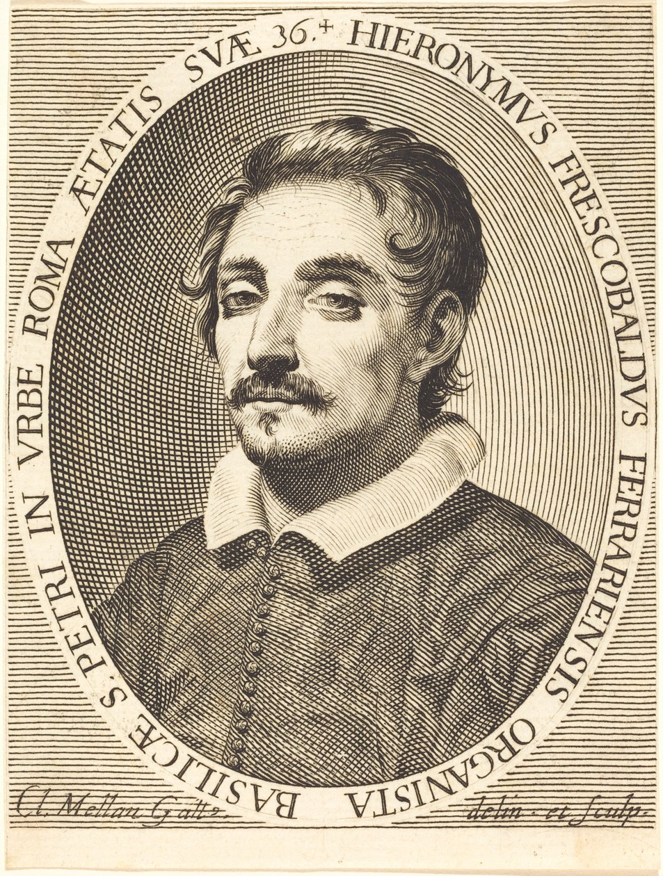 Jerome Frescobaldi av Claude Mellan