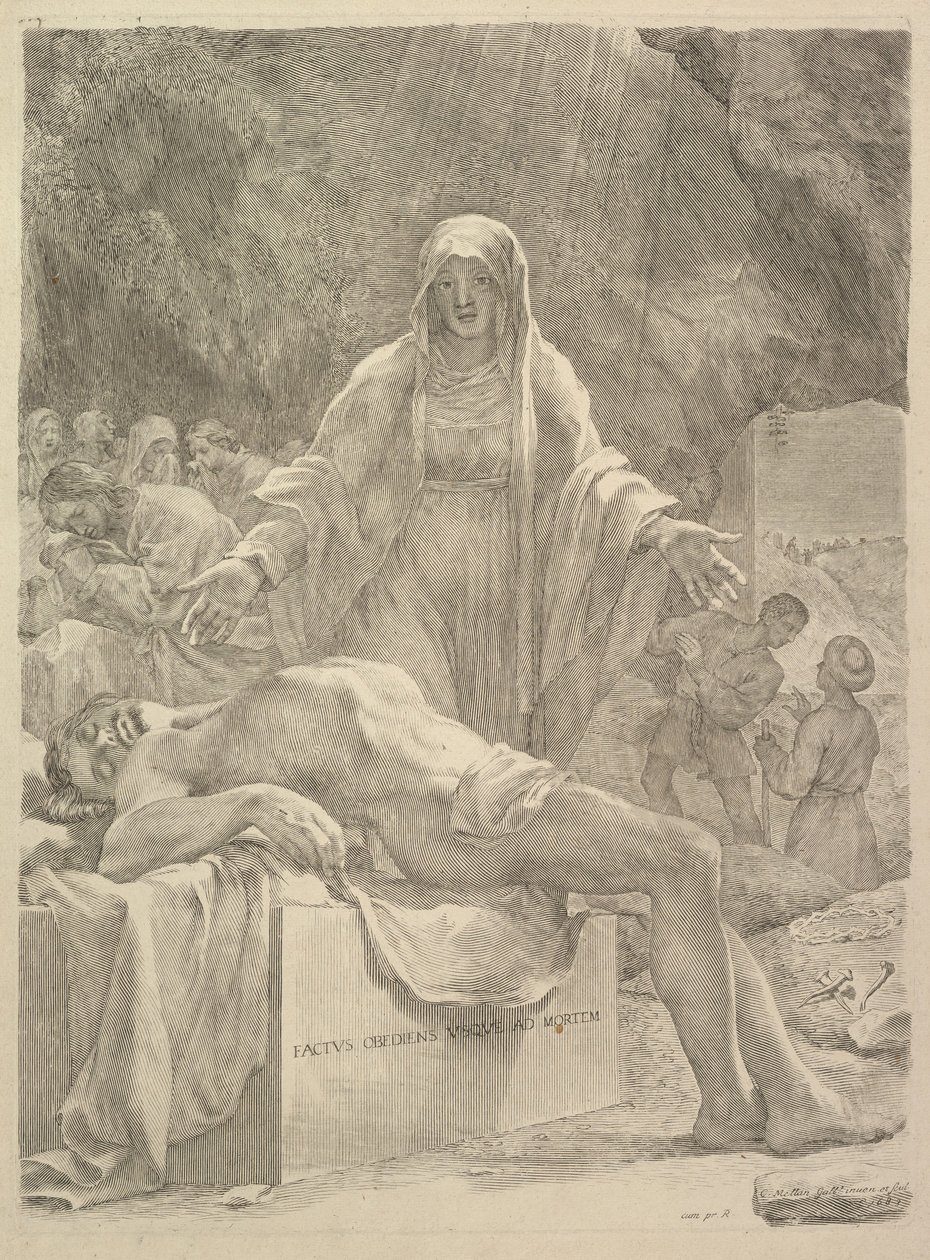 Klagosång, 1683. av Claude Mellan