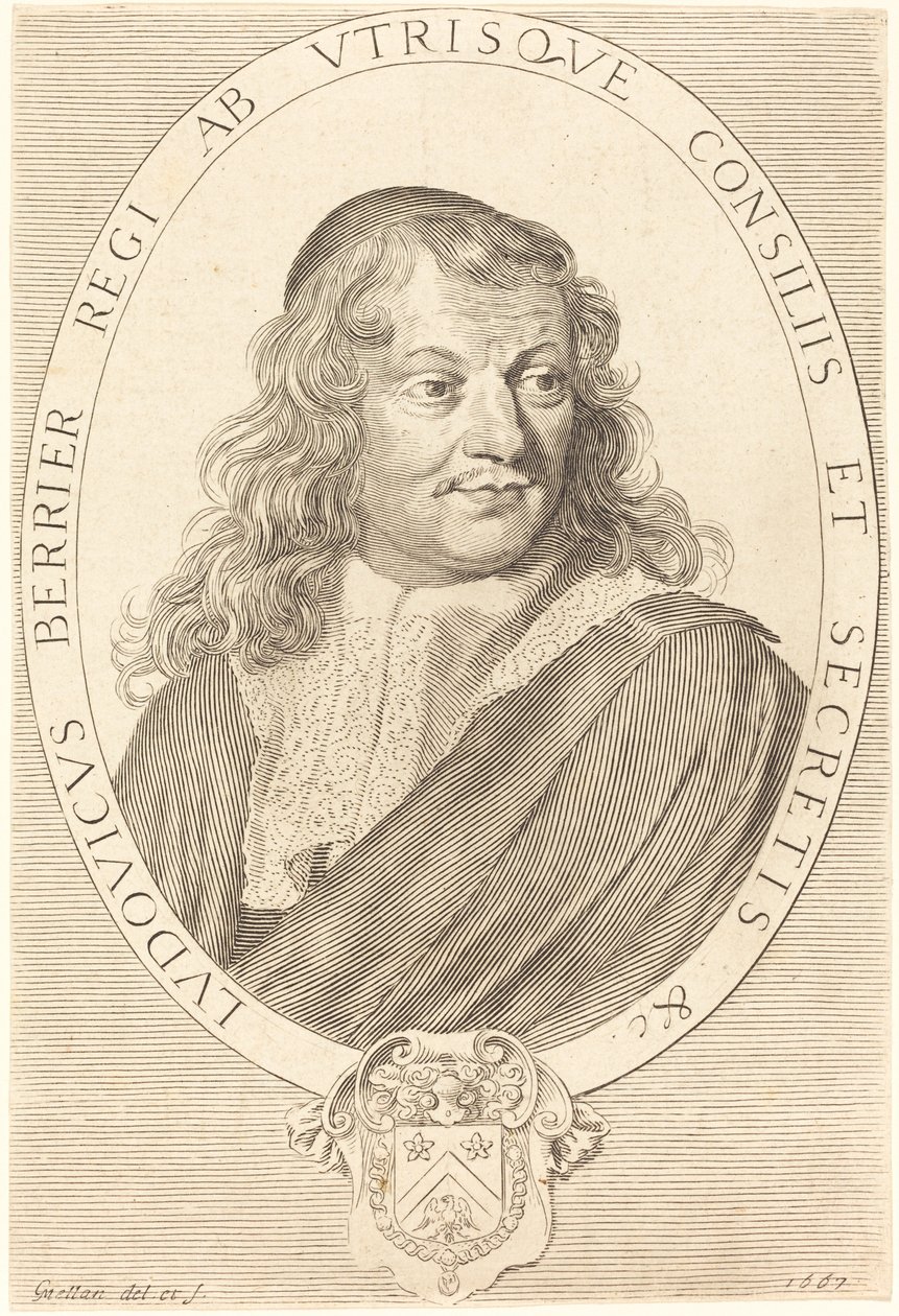 Louis Berryer av Claude Mellan